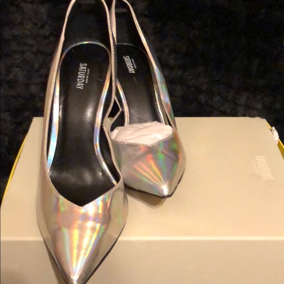 Silver Pumps - Picture 2 of 3